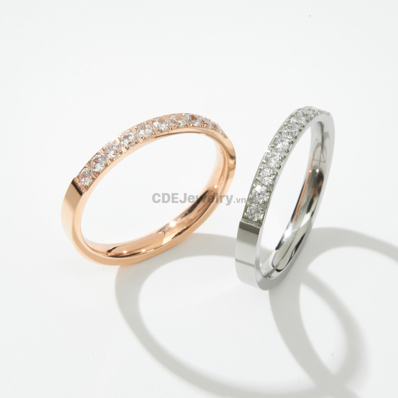 Nhẫn CDE Chính Hãng Đá Swarovski CDE1208
