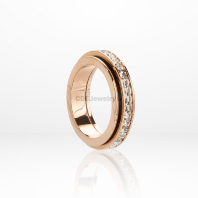 Nhẫn Xoay CDE Chính Hãng Đá Swarovski CDE1209