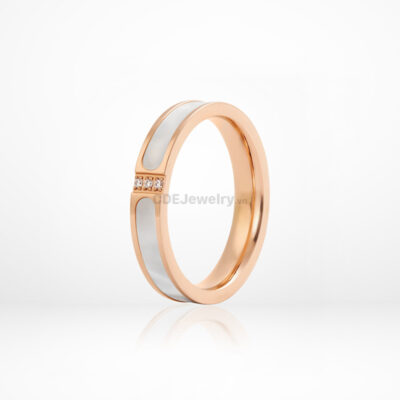 Nhẫn CDE Chính Hãng Đá Swarovski Khảm Xà Cừ CDE1302