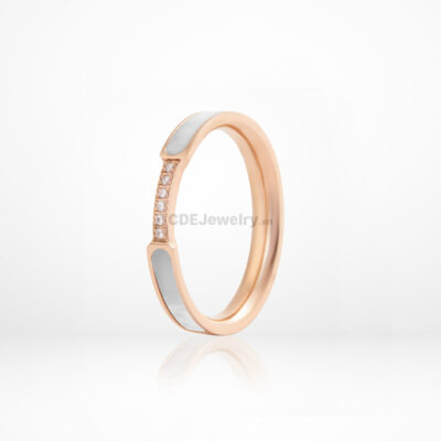 Nhẫn CDE Chính Hãng Đá Swarovski Khảm Xà Cừ CDE1303