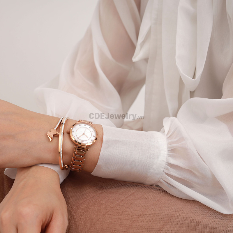 Vòng Tay CDE Chính Hãng Đá Swarovski CDE2204