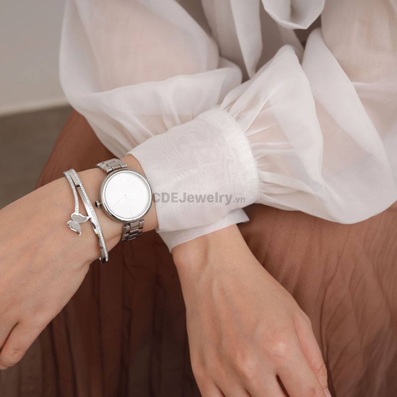 Vòng Tay CDE Chính Hãng Đá Swarovski CDE2204