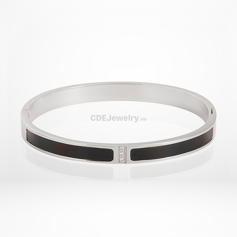 Vòng Tay CDE Chính Hãng Đá Swarovski Khảm Xà Cừ CDE2303