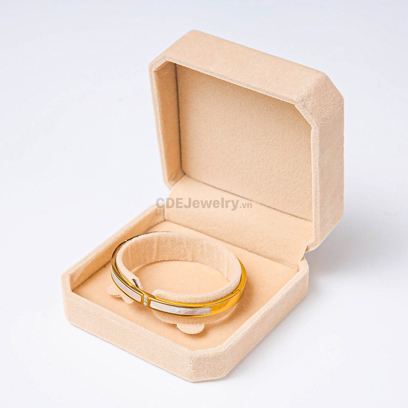 Vòng Tay CDE Chính Hãng Đá Swarovski Khảm Xà Cừ CDE2301