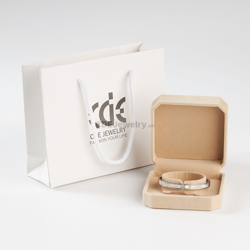 Vòng Tay CDE Chính Hãng Đá Swarovski Khảm Xà Cừ CDE2301
