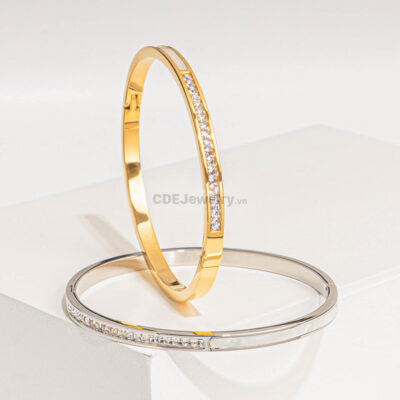 Vòng Tay CDE Chính Hãng Đá Swarovski Khảm Xà Cừ CDE2304