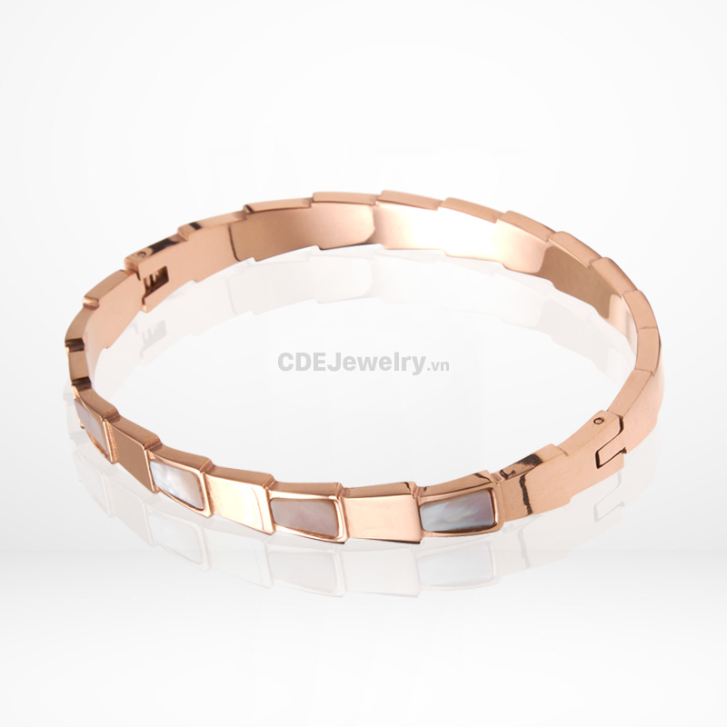 Vòng Tay CDE Chính Hãng Khảm Xà Cừ CDE2306
