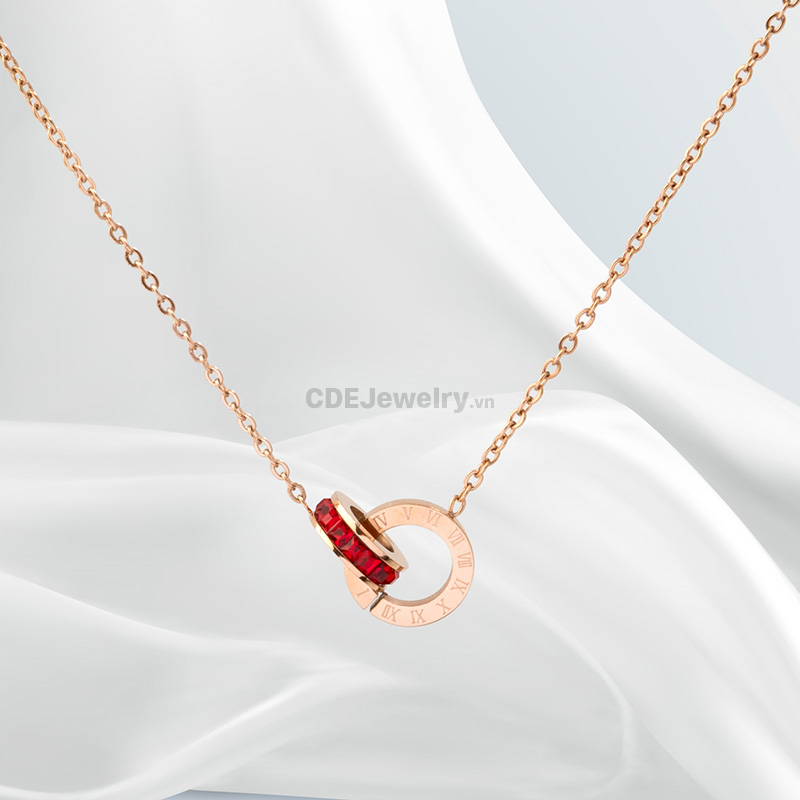 Dây Chuyền CDE Chính Hãng Đá Swarovski CDE3204