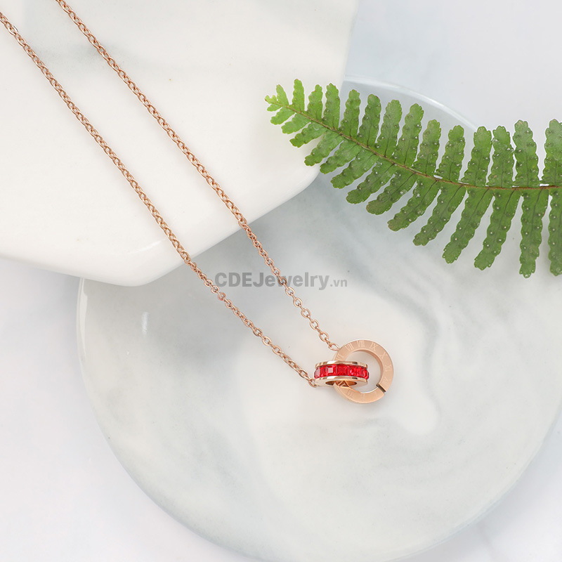 Dây Chuyền CDE Chính Hãng Đá Swarovski CDE3204