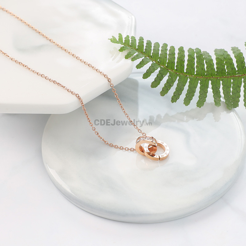 Dây Chuyền CDE Chính Hãng Đá Swarovski CDE3204