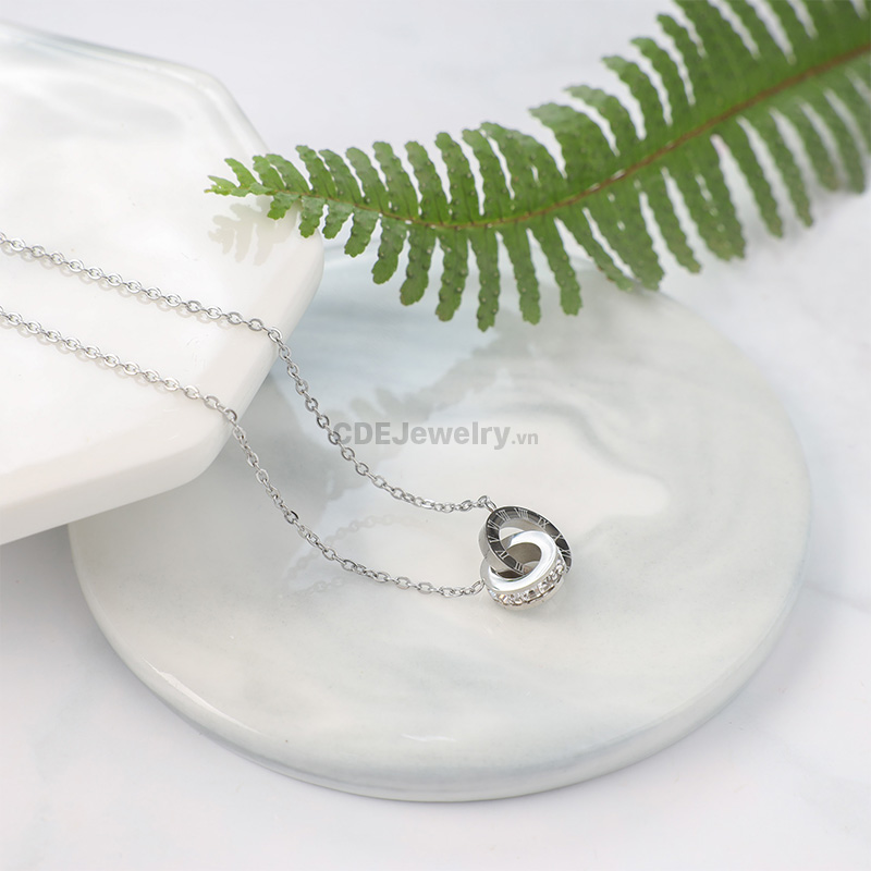 Dây Chuyền CDE Chính Hãng Đá Swarovski CDE3205